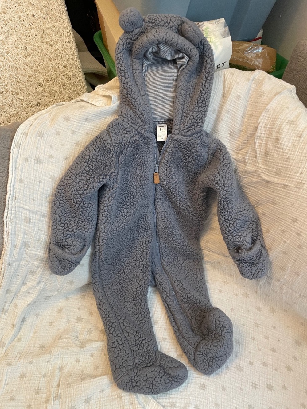 Carters bear bunting 9mo